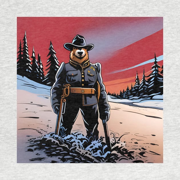 Teddy Canadian Mountie by Colin-Bentham